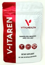 Vital Health VitalHealth V-ITAREN w/ Dandelion, Moringa, Uva Ursi - 60 Capsules