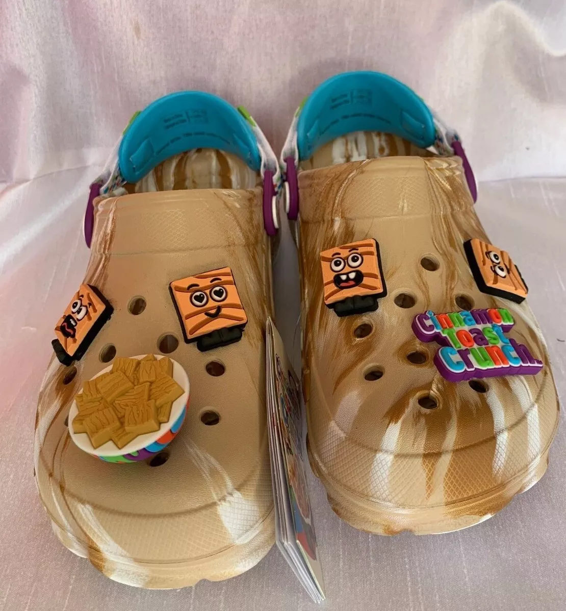 Crocs Cinnamon Toast Crunch x Classic All-Terrain Clog Kids | Brown | Kid's Size 1