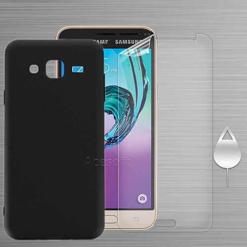 Explosion-proof Soft Screen Protector Case f Cricket Samsung Galaxy Sol SM-J321A