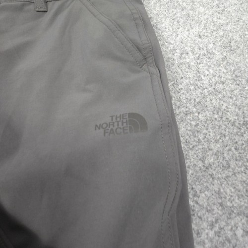 The North Face Pants Womens 6 Grey Zip Off Hiking Outdoor Logo Fly Zip Size 6 - Picture 2 of 12