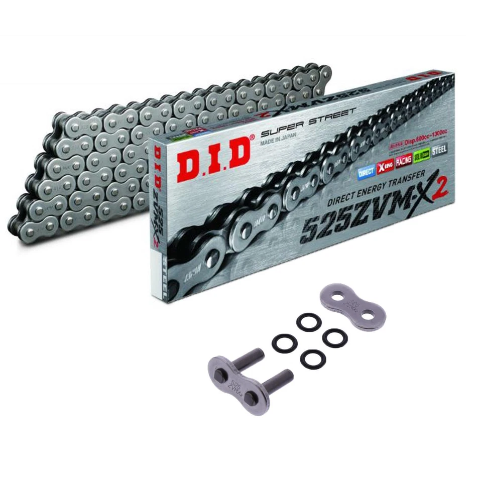 DID Kit Catena Rinforzato Per Kawasaki Ninja ZX-6R 1998-02 Catena Pignone Corona Foto 2 de 4