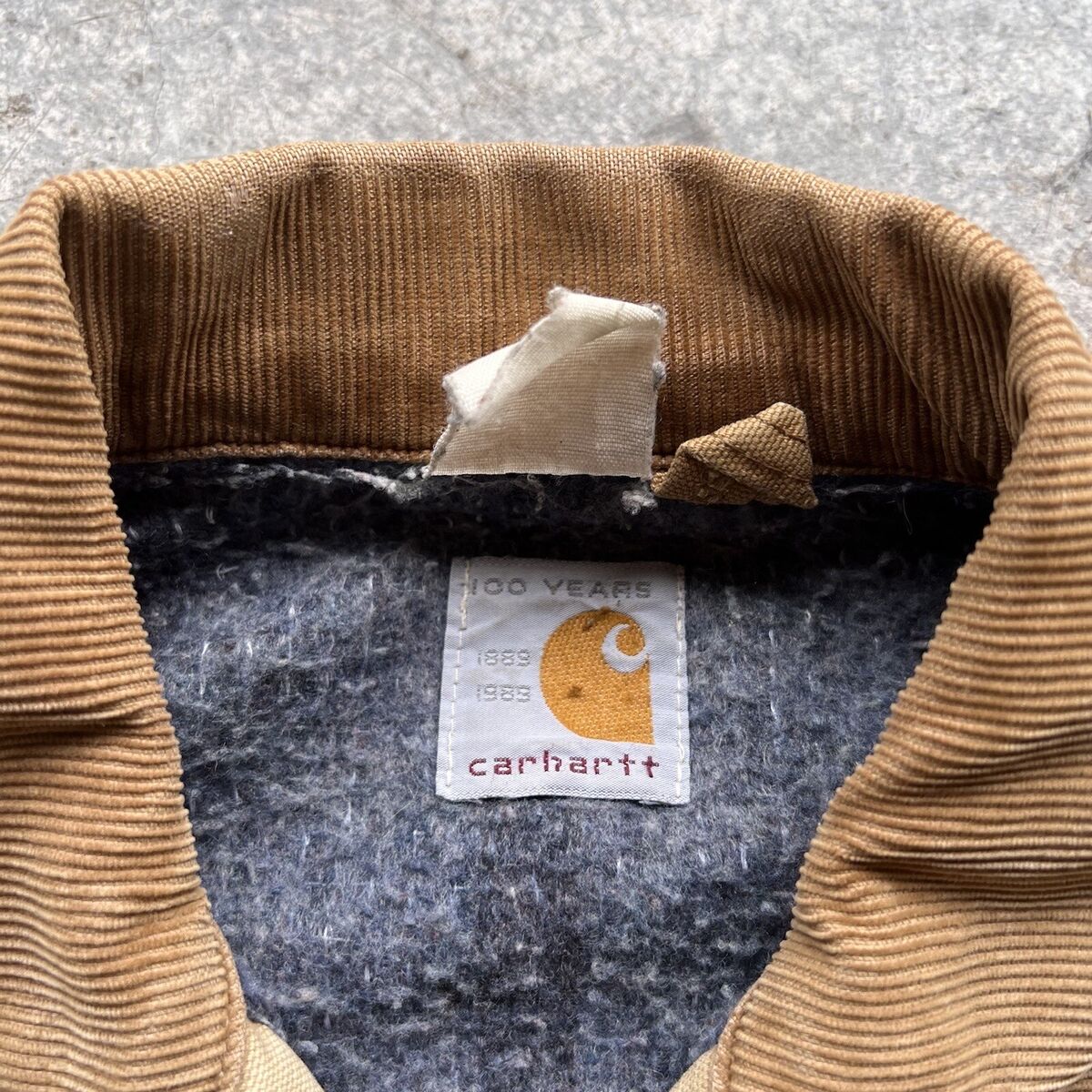 Vintage 80s 1989 Carhartt Flannel Lined Detroit Jacket Mens Vintage 80s 1989 Carhartt Flannel Lined Detroit Jacket Mens
