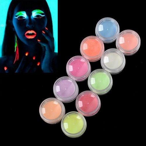 10PCS Luminous Powder Resin Pigment Dye Resin Epoxy DIY Making Jewelry Powder US - Picture 7 of 10