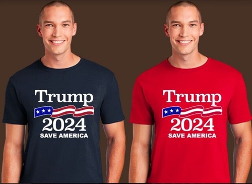 Trump 2024 Save America T-Shirt - Picture 1 of 1