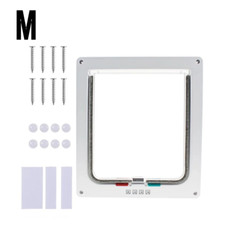 1Pcs Pet Door, Cat Door, Two-Way Access Door, Glass Acrylic Board, Cat and Dog H