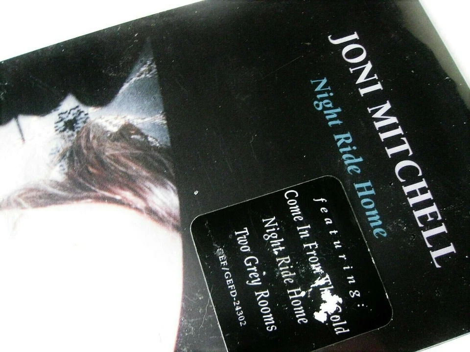 JONI MITCHELL SEALED CD PICTURE LONGBOX NIGHT RIDE HOME DISC PROMO HYPE STICKER - Image 2 of 4