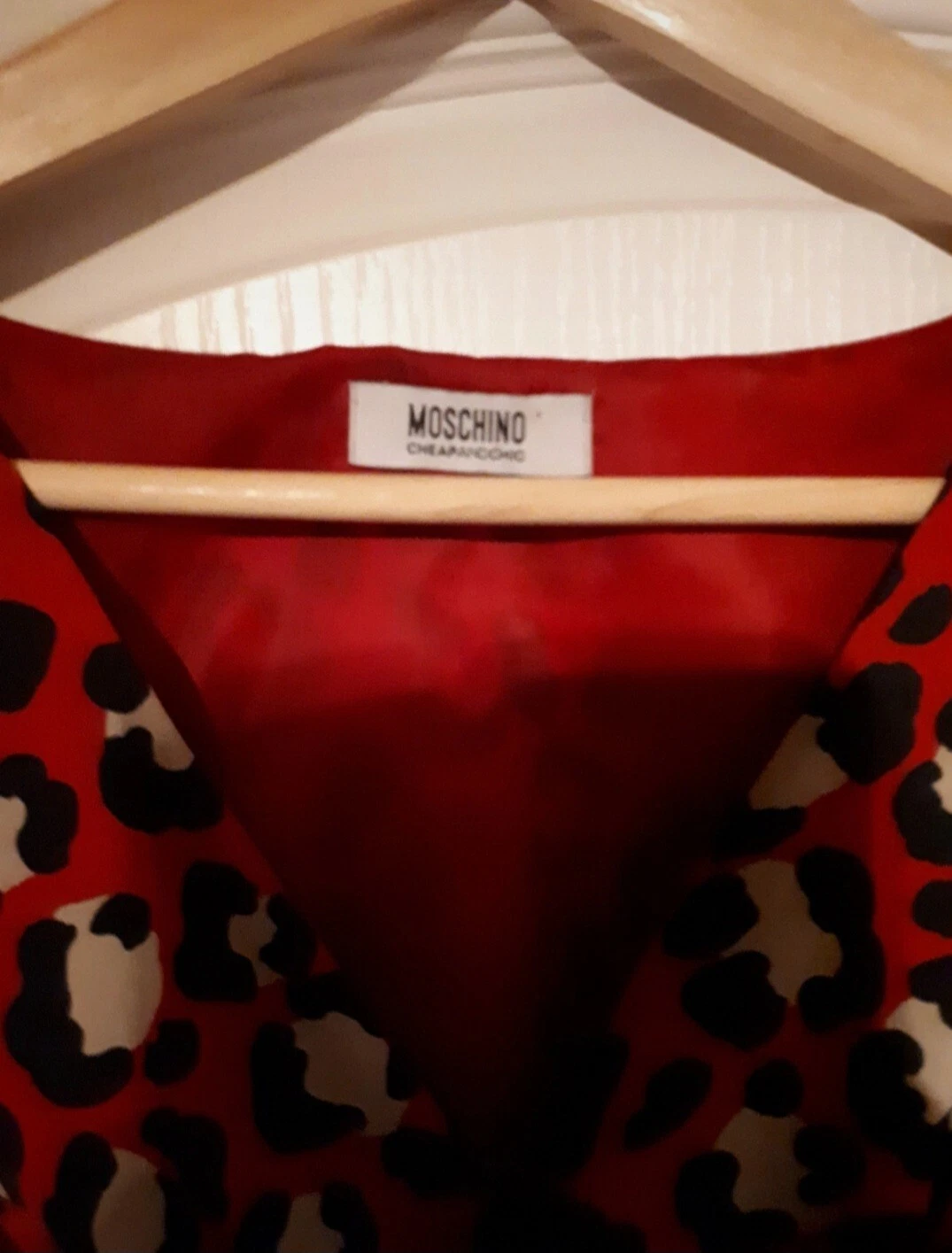 MOSCHINO Abito Leo Rosso 32 34 XXS XS