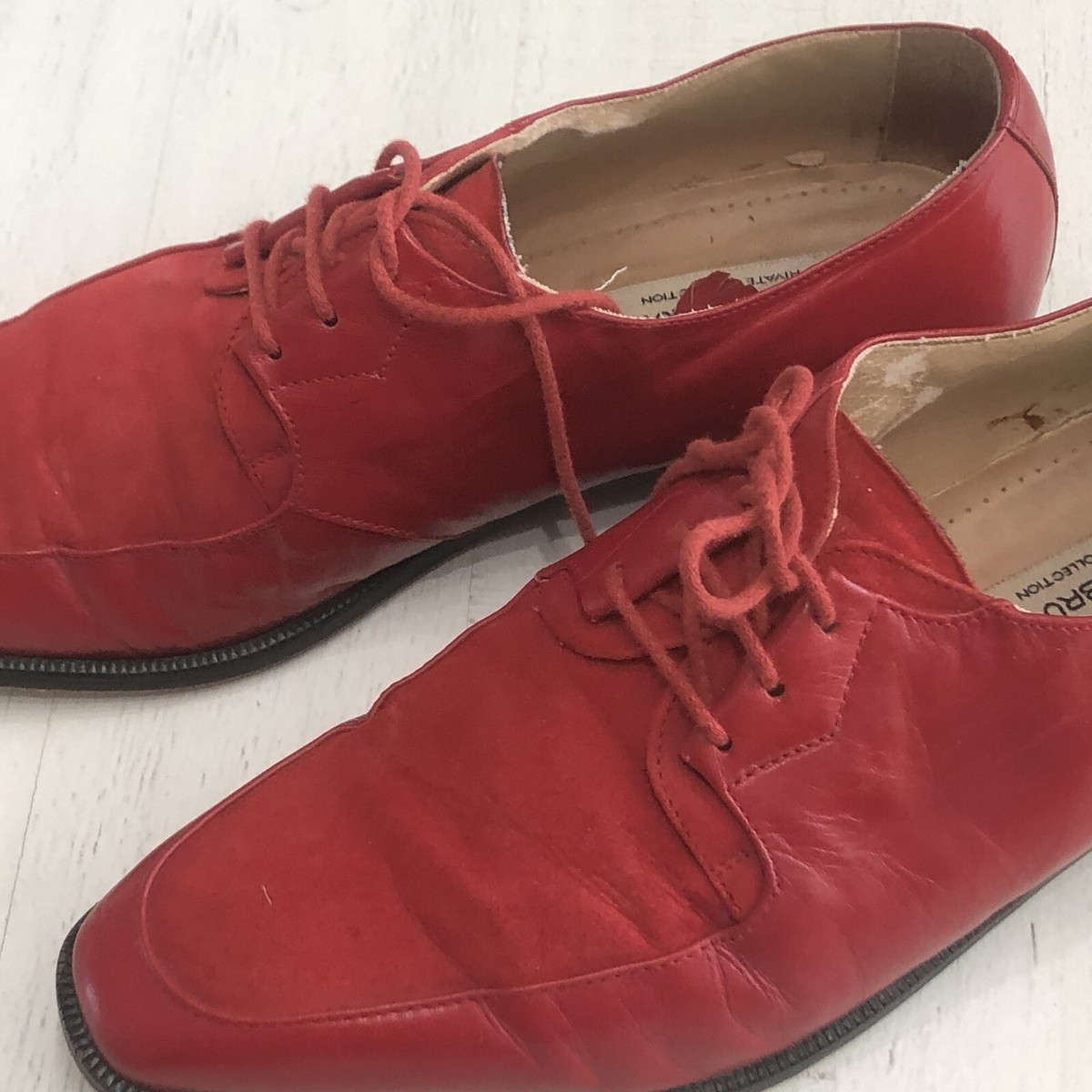 Giorgio Brutini Dress Shoe SZ 9 Fromal Leather RED Giorgio Brutini Private Collection Leather Red Men main image 3