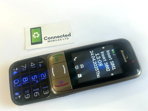 Binatone Speakeasy 600 Gold (Unlocked) Mobile Phone Dual Sim SOS Button Slider