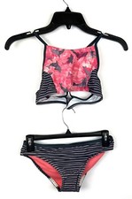 Speedo Girl  s Two Piece Blue/Pink Bikini Swimsuit Set Size 14