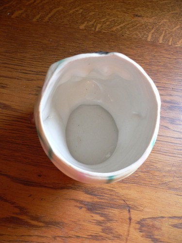 Antique Bisque Tobacco Jar Depicting a Black Girl's Face/Head (without Lid) - Picture 5 of 6