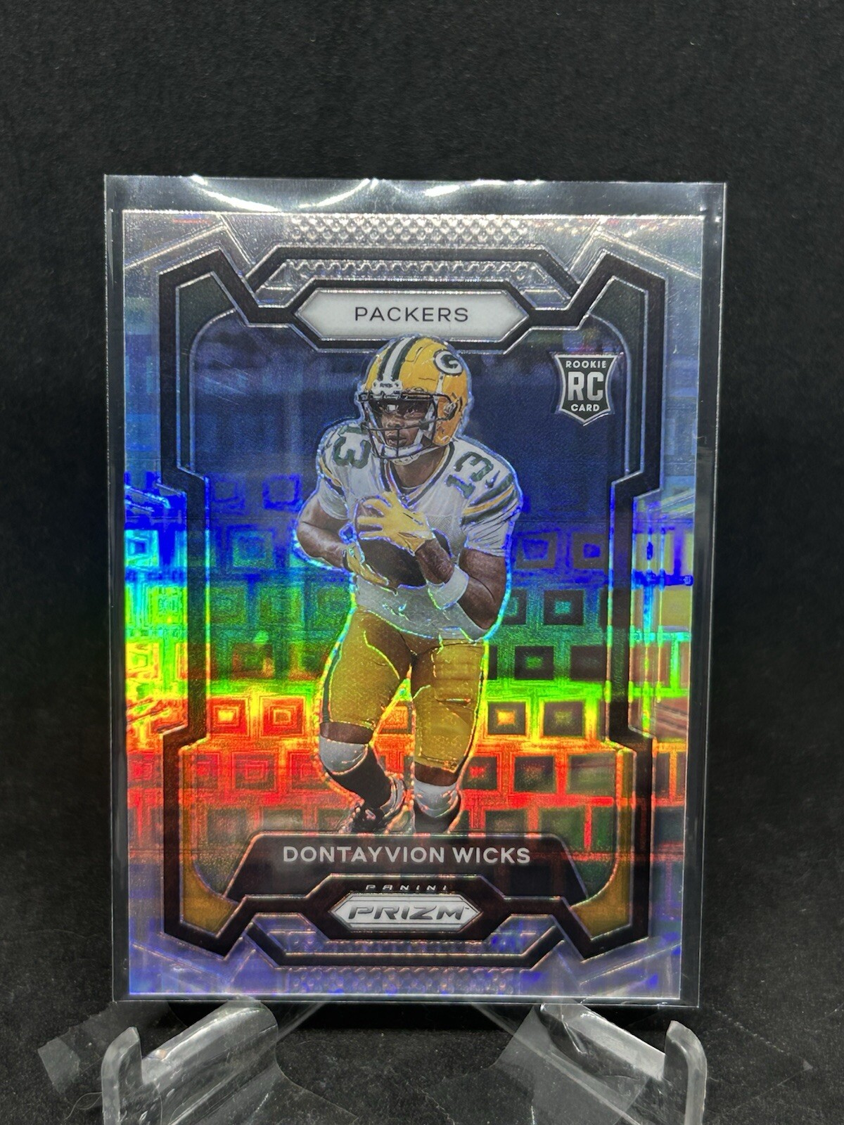 2023 Panini Prizm Rookies #333 Dontayvion Wicks Pandora Prizm #/400 Rookie RC