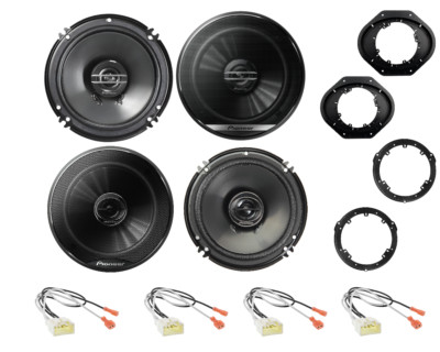 Pioneer 6.5'' 300 Watt Front & Rear Door Speakers for 2011-2019 Ford Explorer
