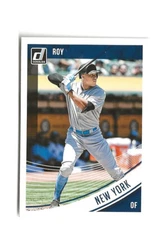 2018 Panini Donruss Aaron Judge ROY Rookie of Year SP #148 New York Yankees