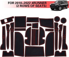 For Toyota 4runner 2010-2024 Cup Holder Door Console Liner Accessories Red Trim For Toyota 4runner 2010-2024 Cup Holder Door Console Liner Accessories Red Trim