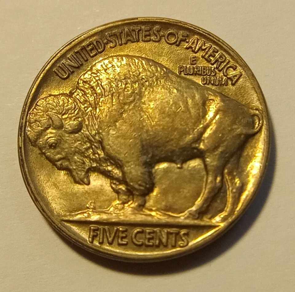 1916 Buffalo Nickel 5 Cent - Gem BU+ nice coin - as pictured. - Image 2 of 2