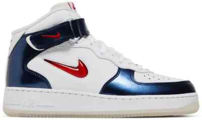 Nike AF1 Mid QS ''Independence Day'' White Red Blue DH5623-101 Men's 10