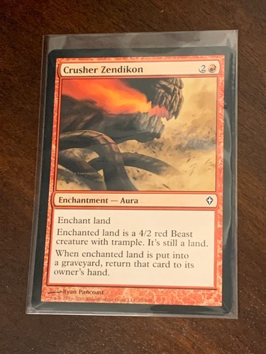 Magic the Gathering Worldwake Crusher Zendikon - Picture 1 of 2