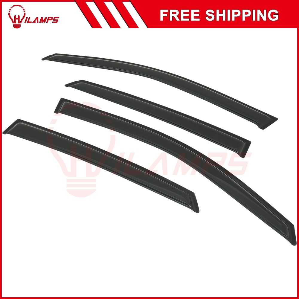 For 16-19 Honda Civic Sedan 2.0L Window Visor Vent Rain Shades Guards Deflectors