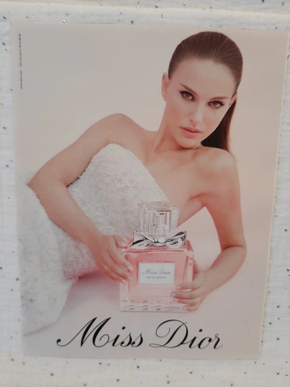 Publicité papier Parfum. Perfume Ad C. Dior Miss Dior de 2013