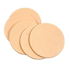 25 Pack 3-1/4" Veg Tan Leather Rounders 8/9oz | Springfield Leather