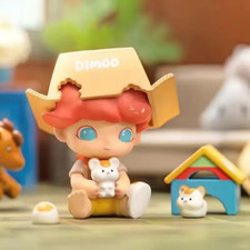 POP MART Dimoo Pets Vacation Series Confirmed Blind Box Figure Hot Toys Kid Gift
