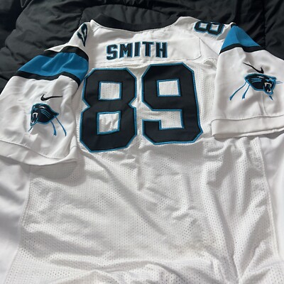 Stitched Carolina Panthers Steve Smith #89 Reebok Jersey