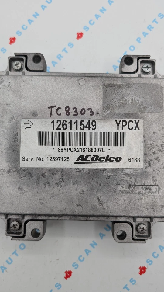 Used 2010 Chevrolet Cobalt ACDelco 12611549 ECU 12597125 - Image 2 of 3