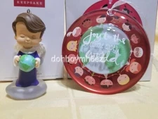 Hallmark 2022 Aster Mary's Angels Unicef Joy Whole Wide World Earth Ornament LOT