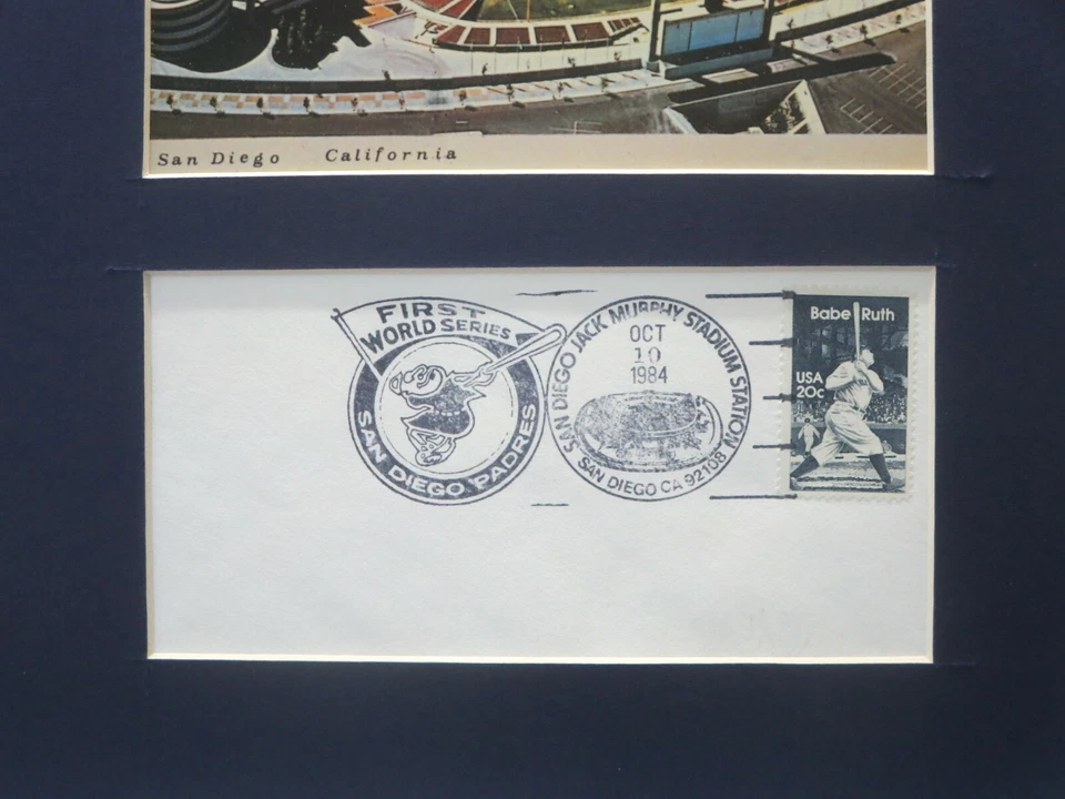 San Diego Padres - 1984 N.L. Cubierta conmemorativa de ganadores de banderines y series mundiales  Foto 2 de 2