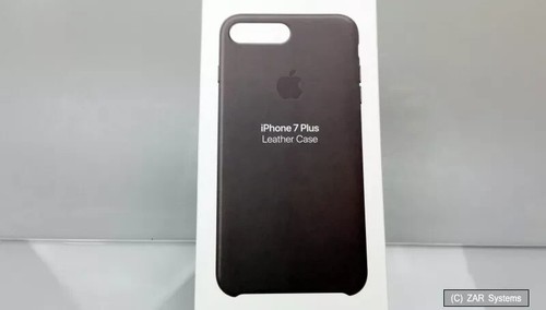 Apple Leather Case for iPhone 8/7 Plus - Black