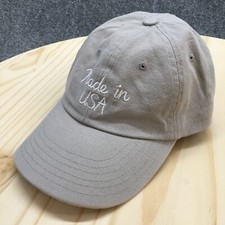 Made In USA Embroidered Love Your Melon Baseball Cap Gray One Size Adjustable