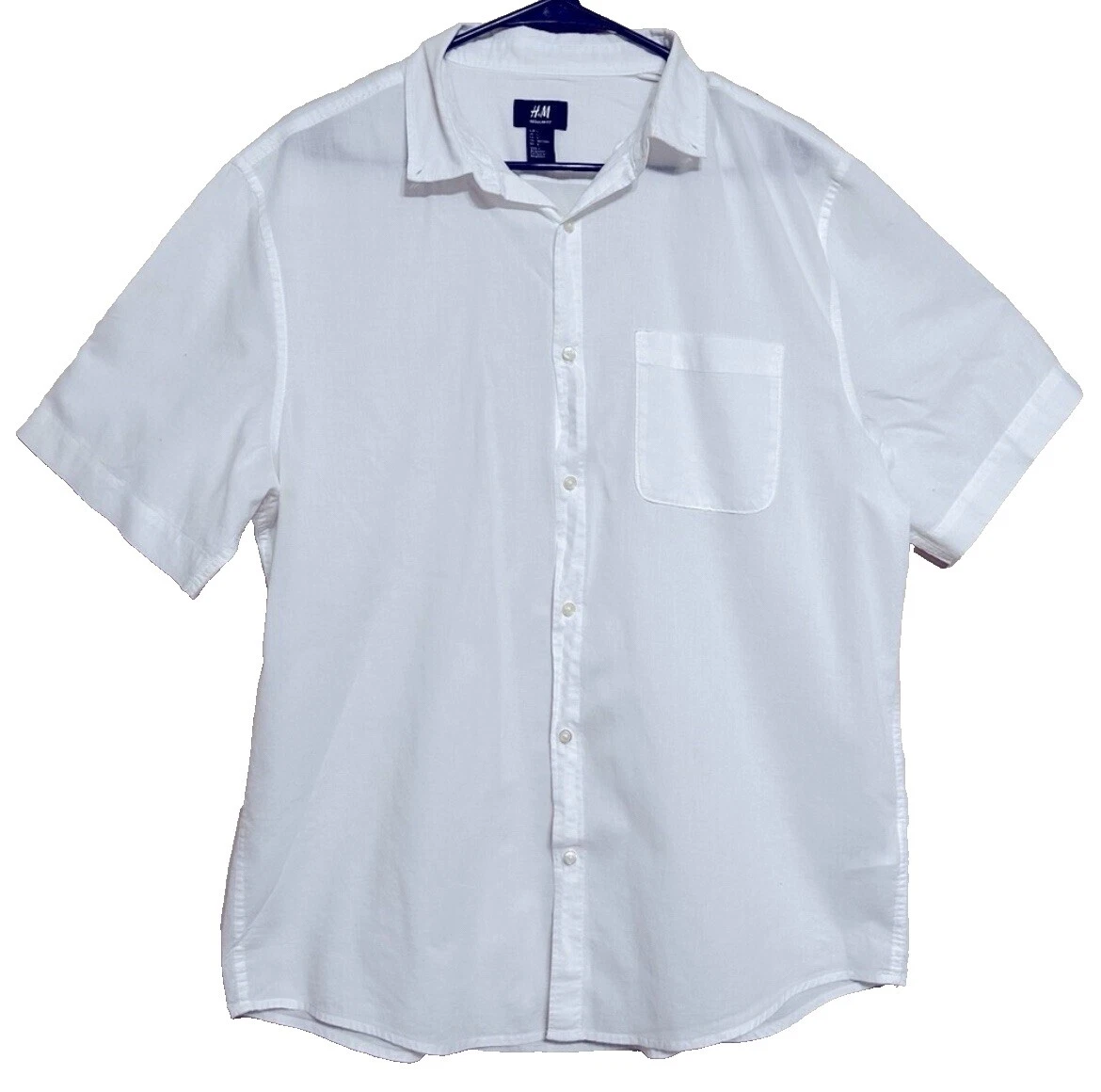H&M Short Sleeve Dress Shirts for Men