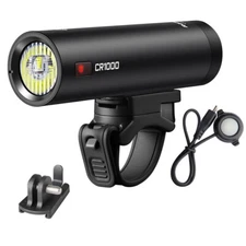 Ravemen Bike Headlight Bicycle Front Rechargeable CR1000+AUB01 Upside-down Mount