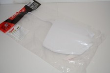 Polisport Restyle Front Number Plate Plastic White YAMAHA YZ125 YZ250 2002-2014
