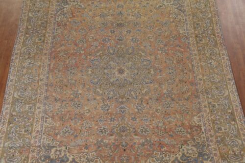 Vintage Traditionell Kashaan Esszimmer Vorleger 10x12 Wolle Handgeknüpft Carpet - Bild 4 von 24