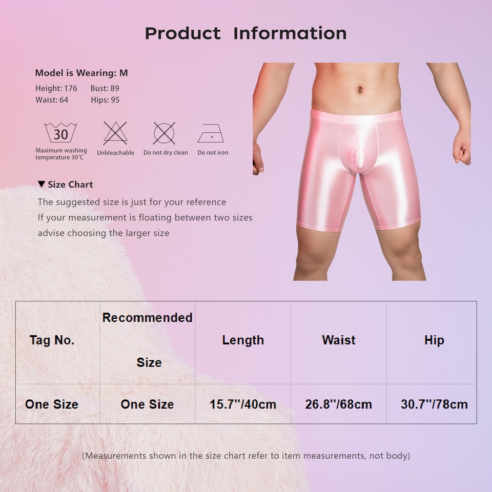 Man Shorts Concert Short Pants Casual Panties Rave Underwear Bodycon