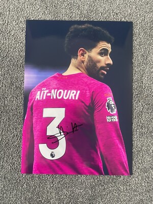 Rayan Aït-Nouri Signed A4 Wolverhampton Wanderers Wolves Photo Autograph COA