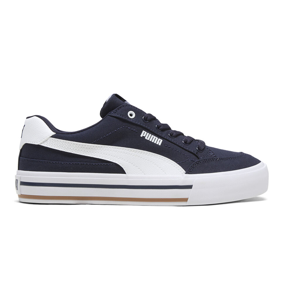 Мужские синие кроссовки Puma Court Classic Vulc на шнуровке Повседневная обувь 39635317