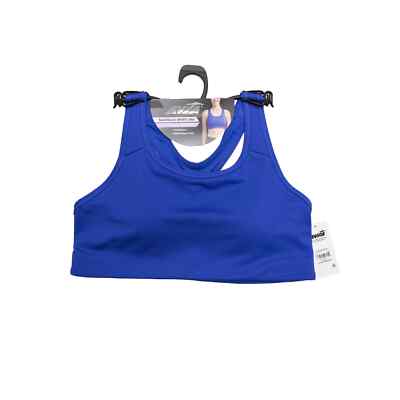 Avia Women's size M Medium Support Racerback Sports Bra Color Peri Pop NEW