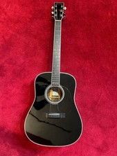 Jet Black Martin Johnny Cash Signature D-35
