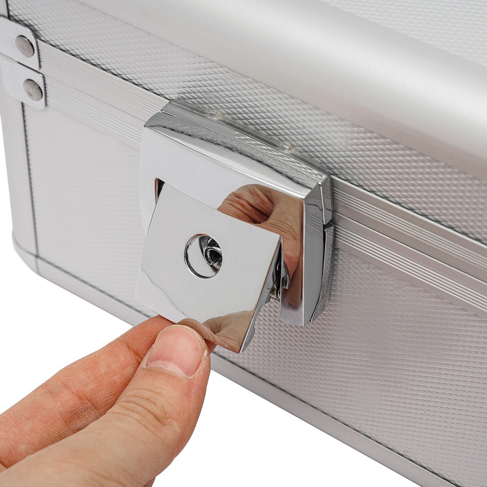 Watch Case Jewelry 24 Grid Aluminum Alloy Box Watch Case Briefcase ...