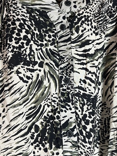 Anthropologie braune Motivbluse Größe Large neu mit Etikett - Bild 3 von 6