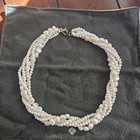 14kt Yellow Gold Pretzel Clasp With Intertwined Fresh Water Pearls Choker — photo 6