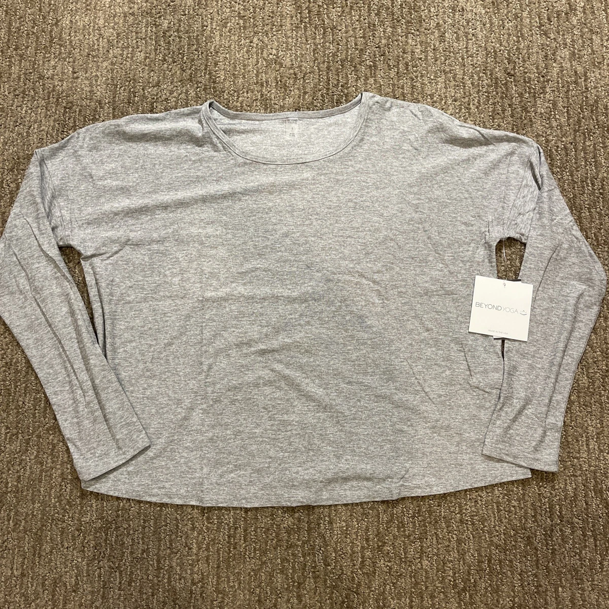Beyond Yoga Morning Light Pullover Gray S 66 eBay