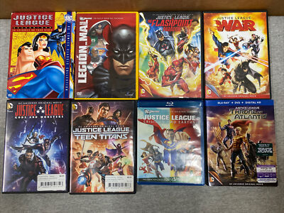 Marvel & DC Comics DVD Blu-Ray Movie Lot Collection New & Used 70+