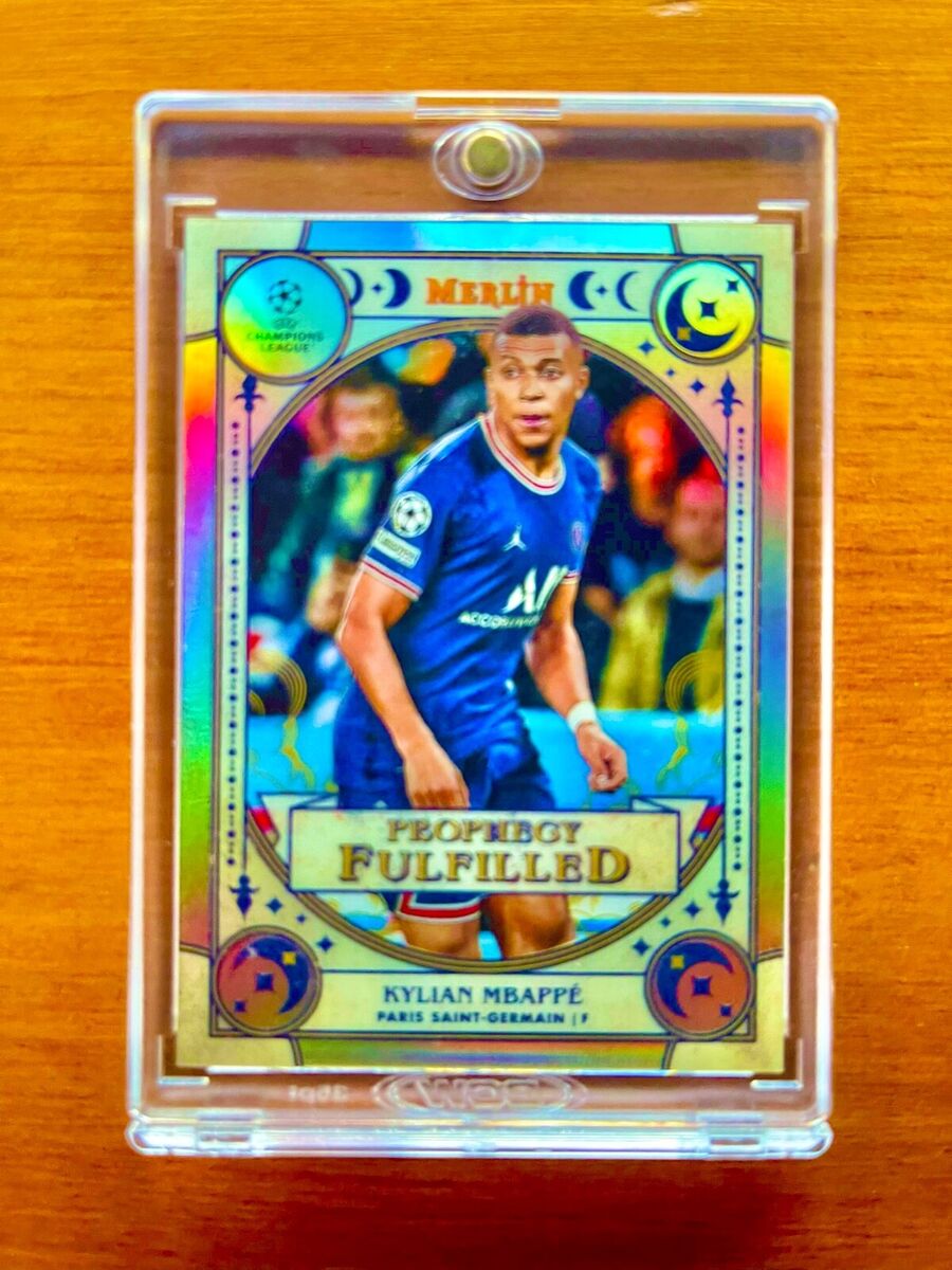 Kylian Mbappe RARE REFRACTOR TOPPS CHROME INVESTMENT CARD Kylian Mbappe RARE REFRACTOR TOPPS CHROME INVESTMENT CARD