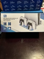 WALL MOUNT WITH CONTROLLER CHARGING DOCK FOR PS5 DISC  DIGITAL 