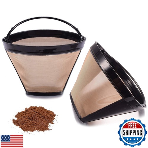 Reusable No.4 Cone Coffee Maker Filters for Ninja Coffee Bar Brewer Replaceme