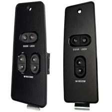 Ford Mustang Coupe Window Master Switch Bezel & Lock 1987-1993